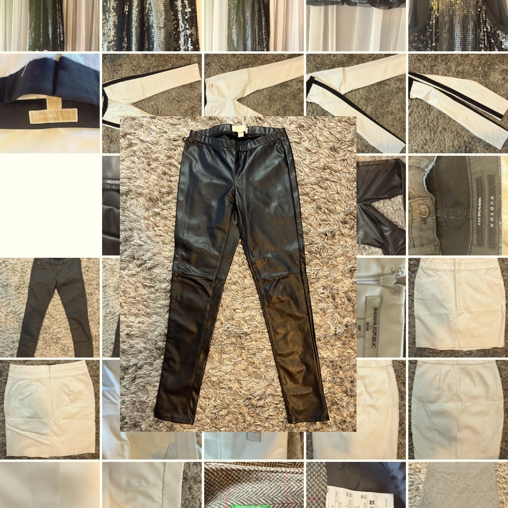 🛑SOLD🛑 MICHAEL KORS pleather pants